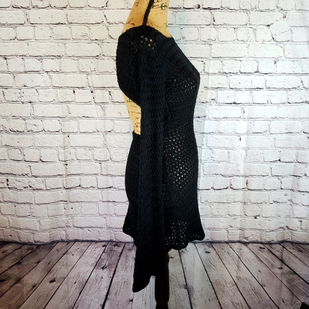 Peppermayo 'Down For The Ride' Crochet Mini Dress Size M/L — NWT - Picture 4 of 12